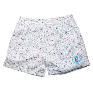 Boys' Baseball Lifestyle Splatter Lounge Shorts Youth XLarge White