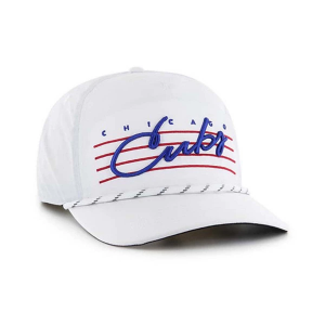 Chicago Cubs 47 Brand Downburst Adjustable Hat One Size White