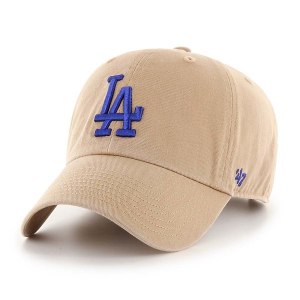Los Angeles Dodgers 47 Brand Clean Up Adjustable Hat One Size Khaki
