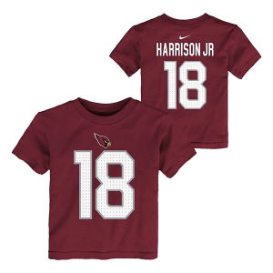 Toddler Arizona Cardinals Nike Marvin Harrison Jr. #18 FUSE Name & Number T-Shirt 4T Red