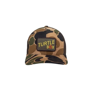 TURTLEBOX Everyday Camo Trucker Camping Snapback Hat One Size Camo