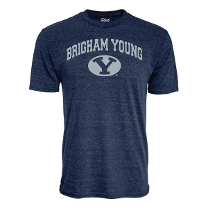BYU Cougars Blue 84 Archie T-Shirt Large Navy