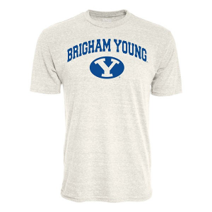 BYU Cougars Blue 84 Archie T-Shirt 2XLarge Oatmeal
