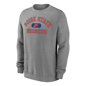 Boise State Broncos Nike Crew Medium Heather Grey