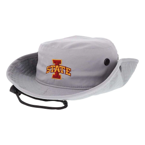 Iowa State Cyclones Legacy Athletic CFB Champ Flexfit Hat S/M Grey