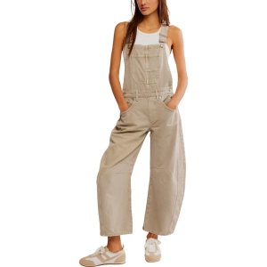 Women's Free People We The Free Good Luck Barrel Overalls
