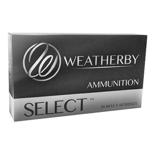 Weatherby Select Hornady InterLock SP Rifle Ammunition