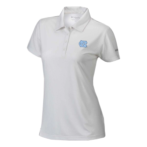 North Carolina Tar Heels Columbia Women's Birdie Polo Medium White
