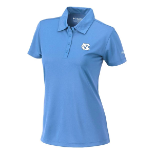 North Carolina Tar Heels Columbia Women's Birdie Polo XLarge White Cap