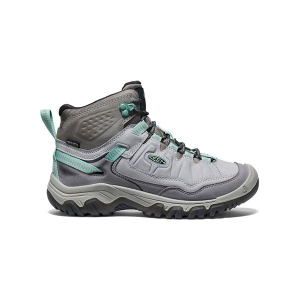 Women's KEEN Targhee IV Mid Waterproof Hiking Boots Outdoor 5.5 Alloy/Granite Green
