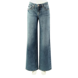 Women's Silver Jeans Co. Plus Size Suki Curvy Wide Leg Jeans Indigo 16 31