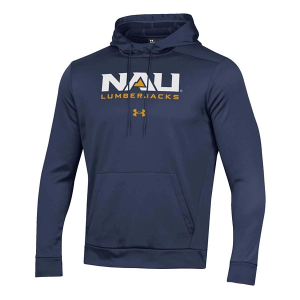 Under Armour Northern Arizona Lumberjacks Logo Armour Fleece Pullover Hoodie