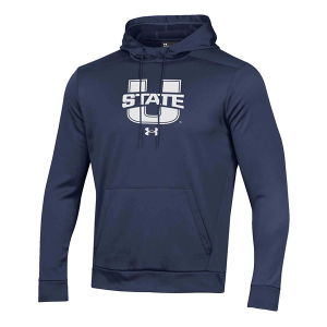 Under Armour Utah State Aggies Logo Armour Fleece Pullover Hoodie