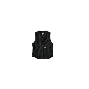 Men's Carhartt Relaxed Fit Sherpa-Lined Work Vest Medium Black