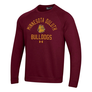 Under Armour Minnesota Duluth Bulldogs Arched Logo Rival Fleece Crew