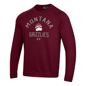 Montana Grizzlies Under Armour Crew XLarge Red