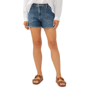 Women's Silver Jeans Co. Utility Jean Shorts 26 Indigo 392
