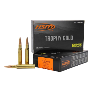 HSM Trophy Gold Extended Range Berger Hunting VLD Match Rifle Ammunition