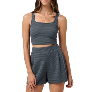 Women's TravisMathew Yacht Me Square Neck Golf Tank Top Medium Ombre Blue