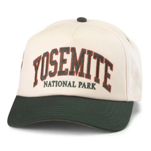 Men's American Needle Roscoe Sequoia National Park Snapback Hat One Size Ivory/Dark Green
