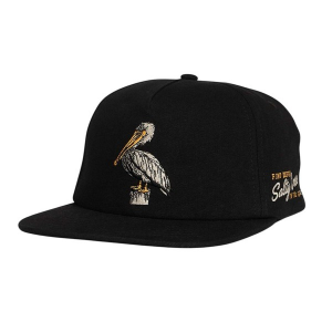 Men's Salty Crew Coastal Snapback Hat One Size Black