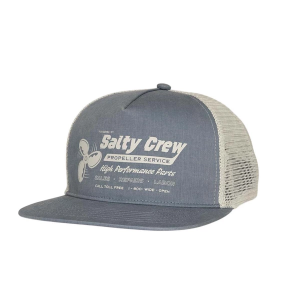 Men's Salty Crew Good Times Foamie Trucker Snapback Hat One Size Channel Blue