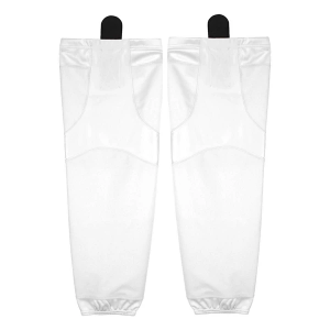 Adult Pear Sox Pro Mesh Knee High Hockey Socks Intermediate White Singles