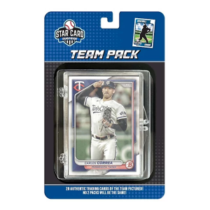 Star Card Surprise Minnesota Twins Team 20pk Trading Cards