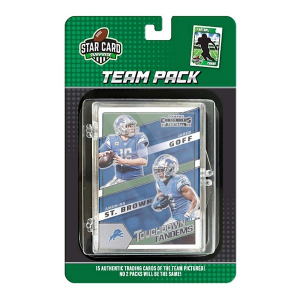 Star Card Surprise Detroit Lions Team 15pk Trading Cards