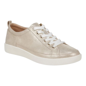 Women's Vionic Winny Sneakers sneakers-athletic-shoes 8.5 Regular Gold Metallic Leather