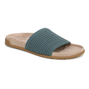 Women's Vionic Evie Knit Sandals 7 Bodega Blue Fabric