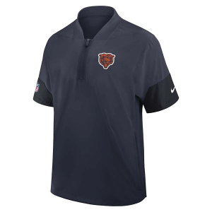 Chicago Bears Nike 2025 Sideline Coach Mid Athletic Jacket Medium Navy