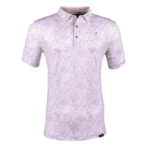 Men's Primo Classic Polo Large Mauve Marble