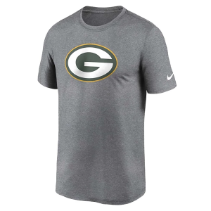 Green Bay Packers Nike Legend Logo T-Shirt 4XLarge Dark Grey Heather