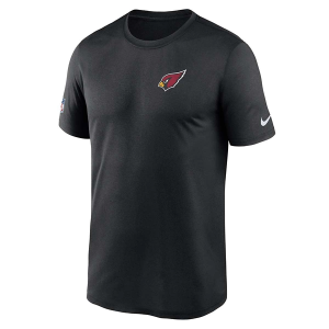 Arizona Cardinals Nike 2025 Sideline Small Logo T-Shirt XLarge Black