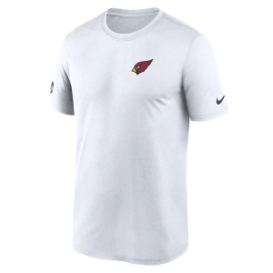 Arizona Cardinals Nike 2025 Sideline Logo T-Shirt Small White