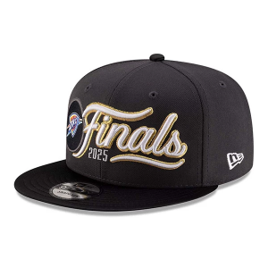 Oklahoma City Thunder New Era 2025 Finals Bound Locker Room 9Fifty Adjustable Hat One Size Graphite