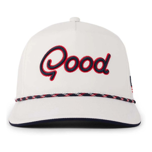 Men's Good Good Golf Livin' The Dream Rope Golf Snapback Hat One Size White