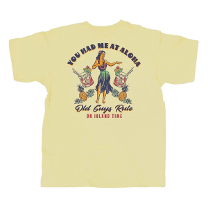 Men's Old Guys Rule Had me at Aloha T-Shirt 3XLarge Corn Silk