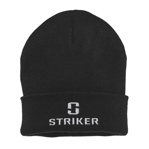 Striker Trekker Stocking Ice Fishing Beanie One Size Black