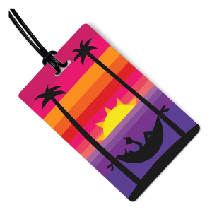 R. Nichols Sunset Glow Luggage Tag