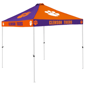 Logo Brands Clemson Tigers Checkerboard Canopy