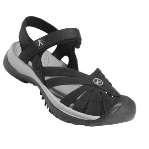 Women's KEEN Rose Sandals 11 Black/Neutral Grey