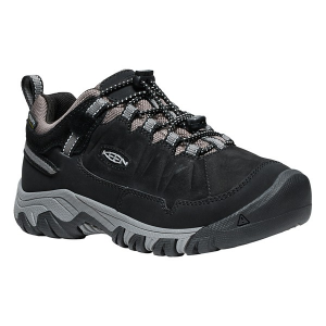Kids' KEEN Targhee IV Low Hiking Shoes sneakers-athletic-shoes Big 7 Regular Black/Steel Grey