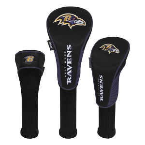 Team Effort Baltimore Ravens 3 Pack Headcovers