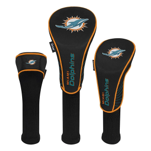 Team Effort Miami Dolphins 3 Pack Headcovers