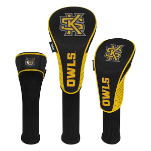 Team Effort Kennesaw State Owls 3 Pack Headcovers