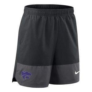 Kansas State Wildcats Nike DriFit Woven Shorts XLarge Black
