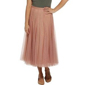 Women's DRESS FORUM Tulle Skirt Small Blush
