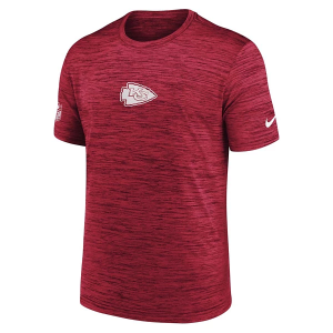 Kansas City Chiefs Nike 2025 Sideline Velocity Team Issued T-Shirt Small Red